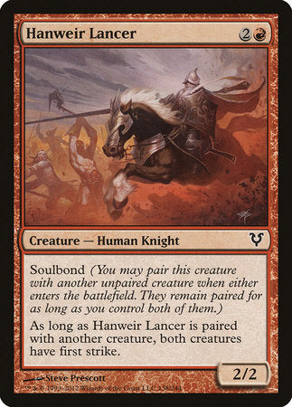 Hanweir Lancer [Avacyn Restored] | Gate City Games LLC