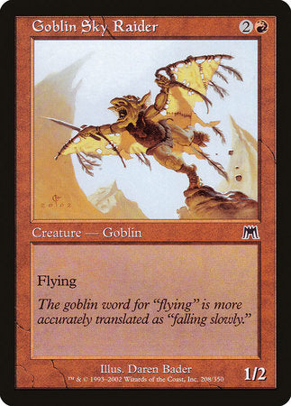 Goblin Sky Raider [Onslaught] | Gate City Games LLC