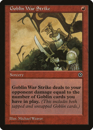 Goblin War Strike [Portal Second Age] | Gate City Games LLC
