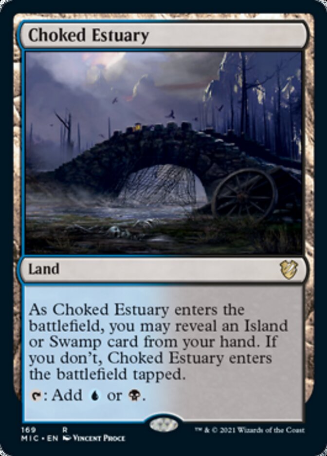 Choked Estuary [Innistrad: Midnight Hunt Commander] | Gate City Games LLC