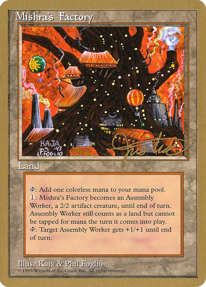 Mishra's Factory (Mark Justice) [Pro Tour Collector Set] | Gate City Games LLC