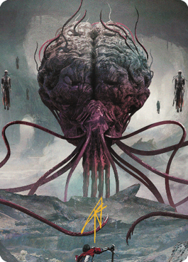 Elder Brain Art Card (Gold-Stamped Signature) [Commander Legends: Battle for Baldur's Gate Art Series] | Gate City Games LLC