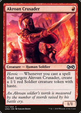 Akroan Crusader [Ultimate Masters] | Gate City Games LLC