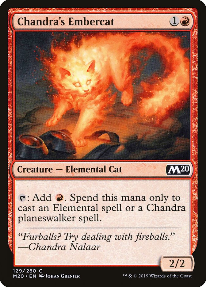 Chandra's Embercat [Core Set 2020] | Gate City Games LLC