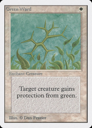 Green Ward [Unlimited Edition] | Gate City Games LLC