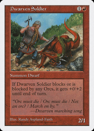 Dwarven Soldier [Fifth Edition] | Gate City Games LLC