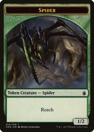 Spider Token (014) [Commander Anthology Tokens] | Gate City Games LLC