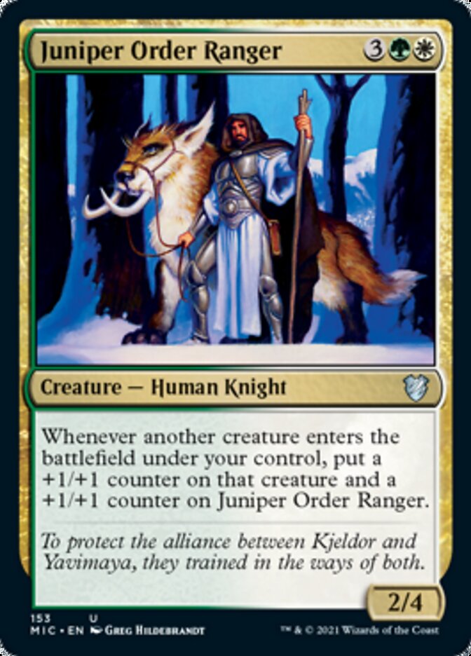 Juniper Order Ranger [Innistrad: Midnight Hunt Commander] | Gate City Games LLC