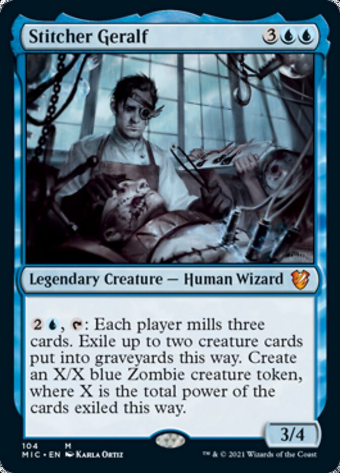 Stitcher Geralf [Innistrad: Midnight Hunt Commander] | Gate City Games LLC