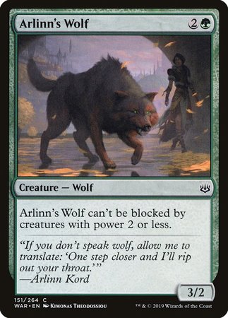 Arlinn's Wolf [War of the Spark] | Gate City Games LLC