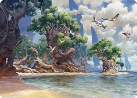 Yavimaya Coast Art Card [Dominaria United Art Series] | Gate City Games LLC