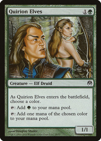 Quirion Elves [Duel Decks: Phyrexia vs. the Coalition] | Gate City Games LLC