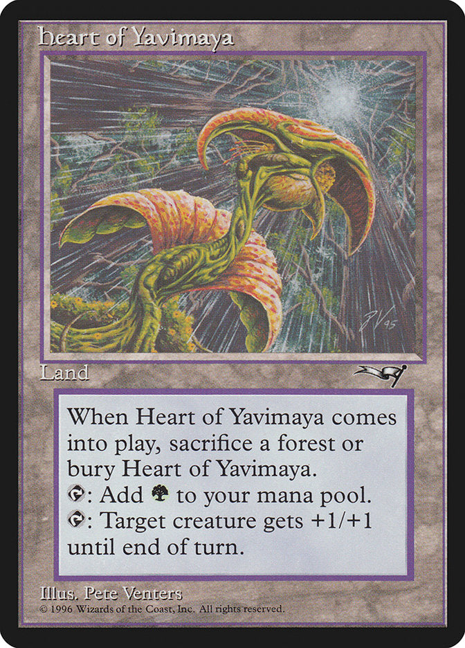 Heart of Yavimaya [Alliances] | Gate City Games LLC