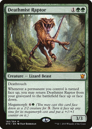 Deathmist Raptor [Dragons of Tarkir] | Gate City Games LLC