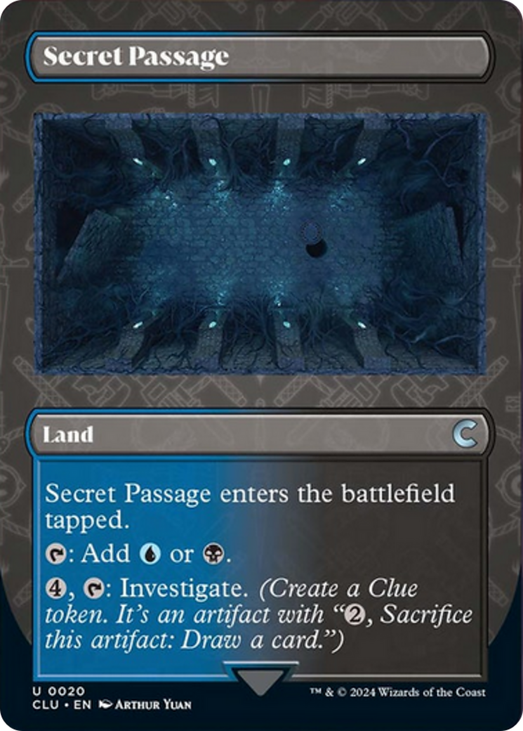 Secret Passage (Borderless) [Ravnica: Clue Edition] | Gate City Games LLC