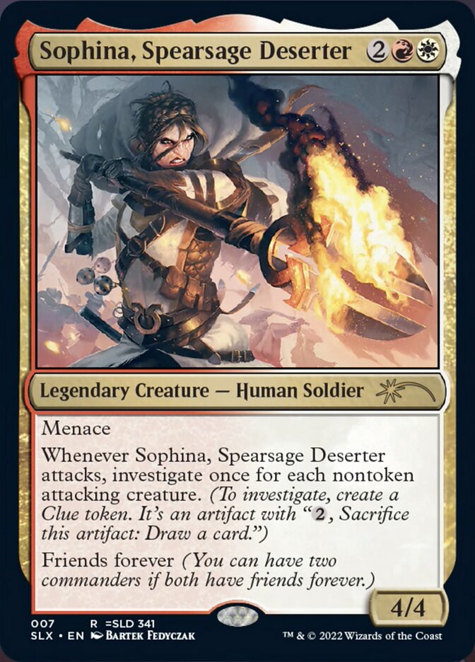 Sophina, Spearsage Deserter [Secret Lair: Universes Within] | Gate City Games LLC