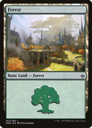 Forest (263) [War of the Spark] | Gate City Games LLC