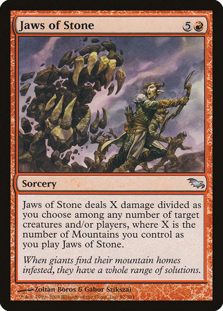 Jaws of Stone [Shadowmoor] | Gate City Games LLC