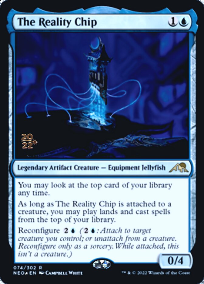 The Reality Chip [Kamigawa: Neon Dynasty Prerelease Promos] | Gate City Games LLC