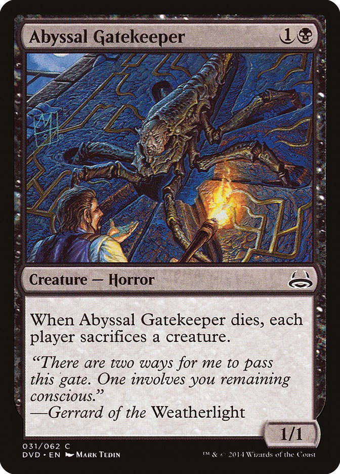 Abyssal Gatekeeper (Divine vs. Demonic) [Duel Decks Anthology] | Gate City Games LLC