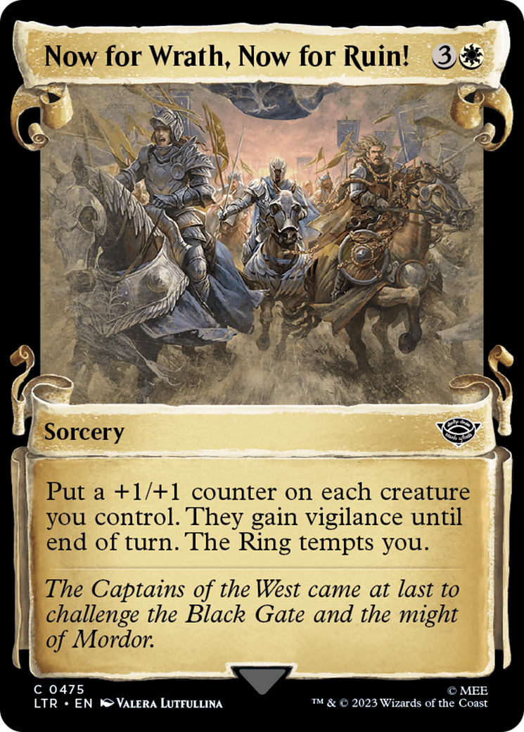 Now for Wrath, Now for Ruin! [The Lord of the Rings: Tales of Middle-Earth Showcase Scrolls] | Gate City Games LLC