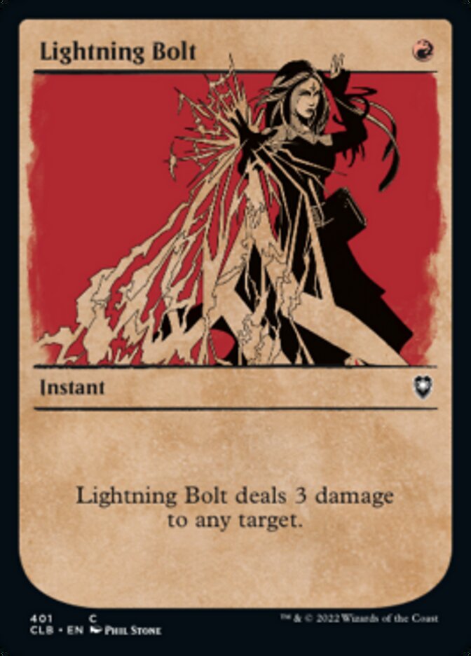 Lightning Bolt (Showcase) [Commander Legends: Battle for Baldur's Gate] | Gate City Games LLC