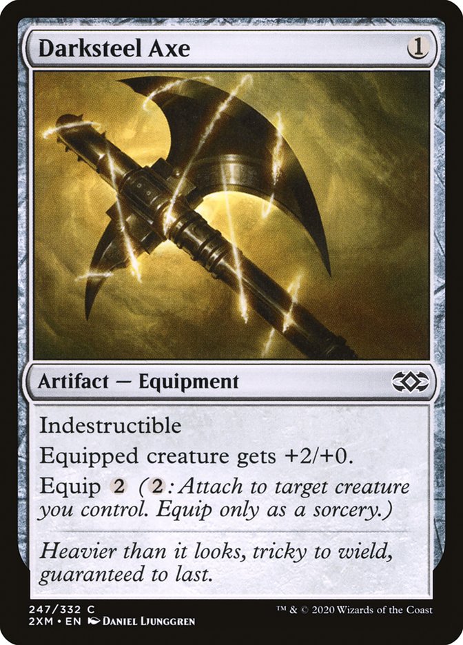 Darksteel Axe [Double Masters] | Gate City Games LLC