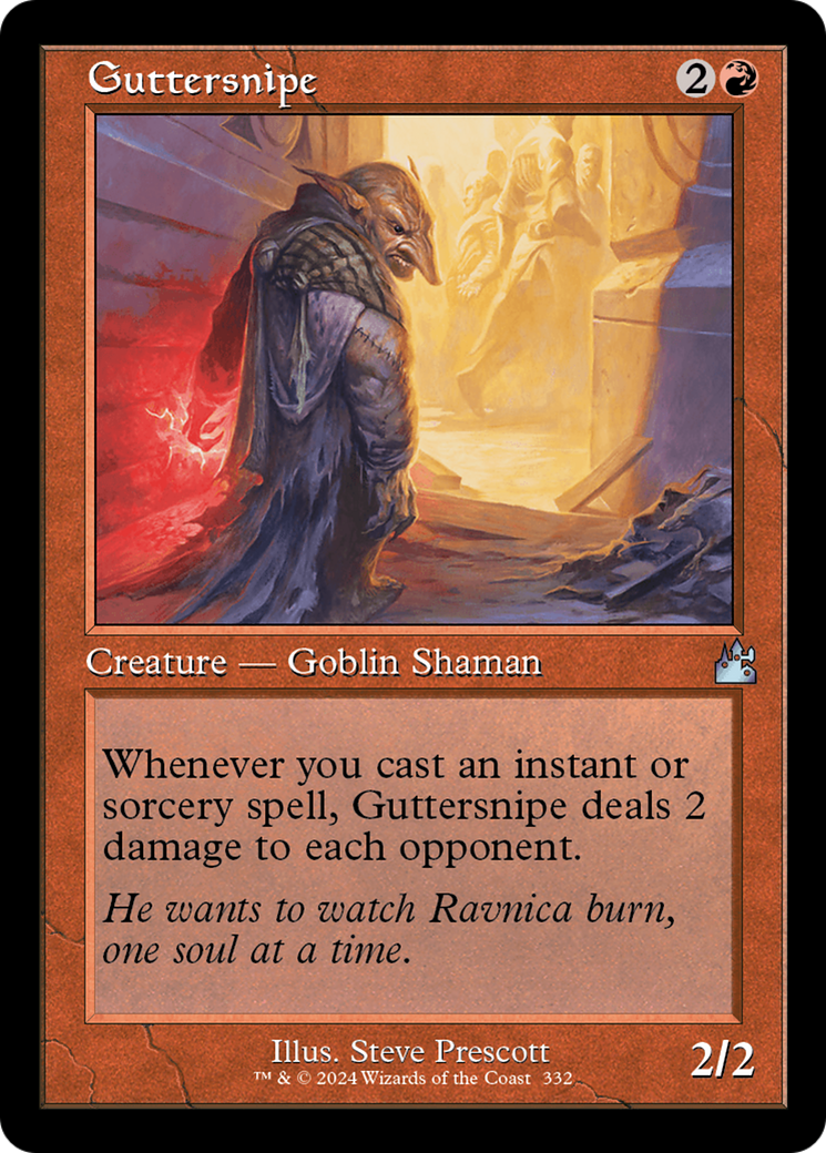 Guttersnipe (Retro Frame) [Ravnica Remastered] | Gate City Games LLC