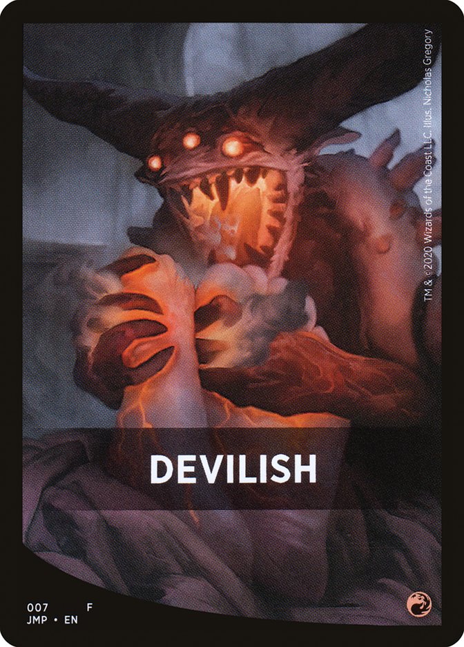 Devilish Theme Card [Jumpstart Front Cards] | Gate City Games LLC