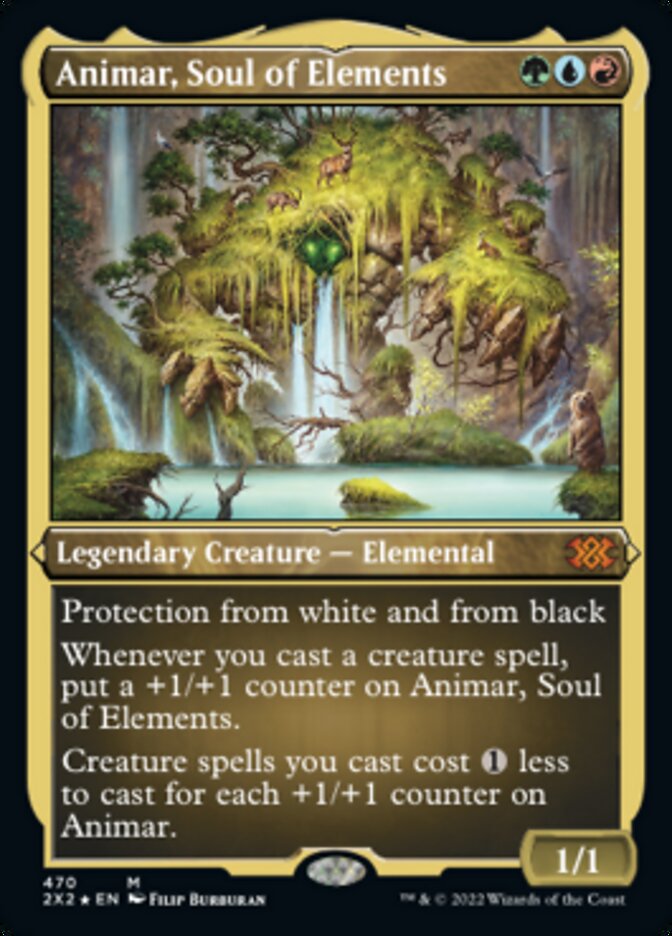 Animar, Soul of Elements (Foil Etched) [Double Masters 2022] | Gate City Games LLC