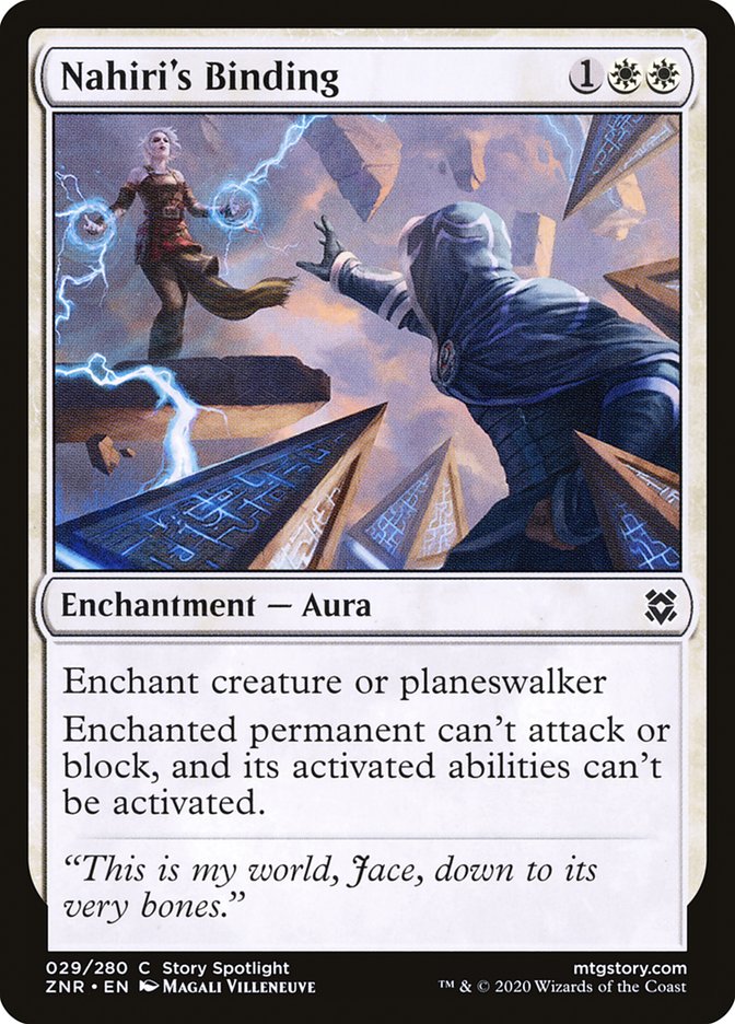 Nahiri's Binding [Zendikar Rising] | Gate City Games LLC