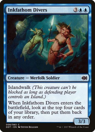 Inkfathom Divers [Duel Decks: Merfolk vs. Goblins] | Gate City Games LLC