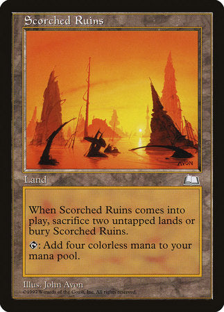 Scorched Ruins [Weatherlight] | Gate City Games LLC