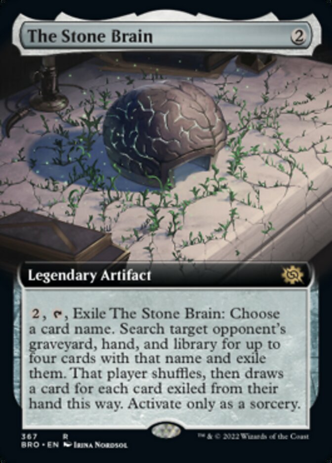 The Stone Brain (Extended Art) [The Brothers' War] | Gate City Games LLC