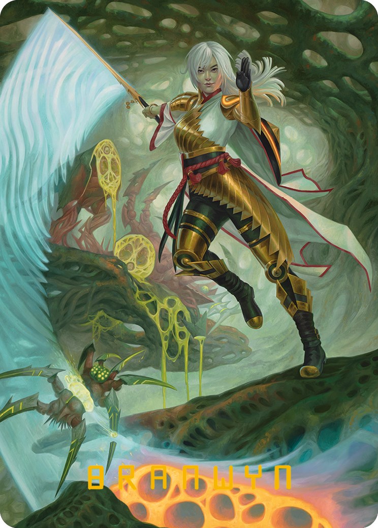 The Eternal Wanderer Art Card (Gold-Stamped Signature) [Phyrexia: All Will Be One Art Series] | Gate City Games LLC