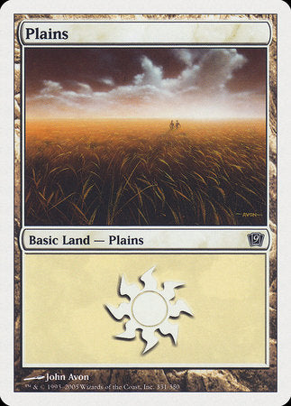 Plains (331) [Ninth Edition] | Gate City Games LLC