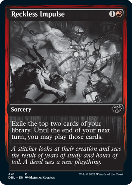 Reckless Impulse [Innistrad: Double Feature] | Gate City Games LLC