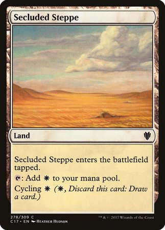 Secluded Steppe [Commander 2017] | Gate City Games LLC