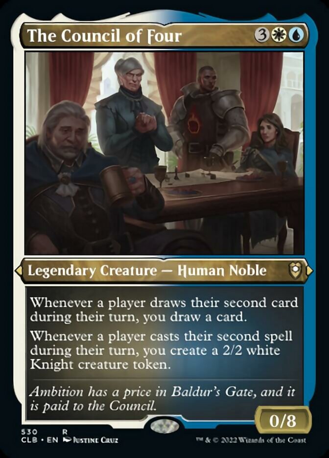 The Council of Four (Foil Etched) [Commander Legends: Battle for Baldur's Gate] | Gate City Games LLC