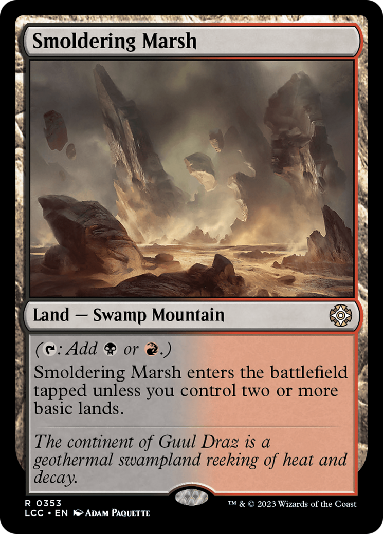 Smoldering Marsh [The Lost Caverns of Ixalan Commander] | Gate City Games LLC