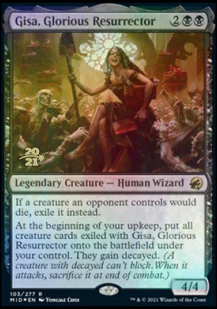 Gisa, Glorious Resurrector [Innistrad: Midnight Hunt Prerelease Promos] | Gate City Games LLC