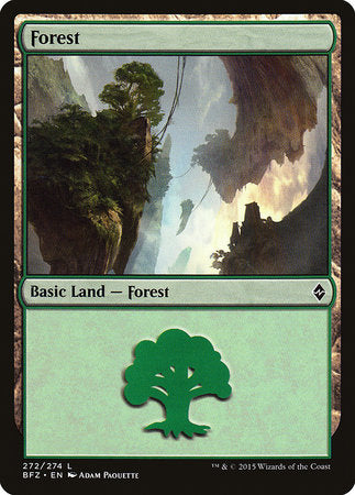 Forest (272) [Battle for Zendikar] | Gate City Games LLC