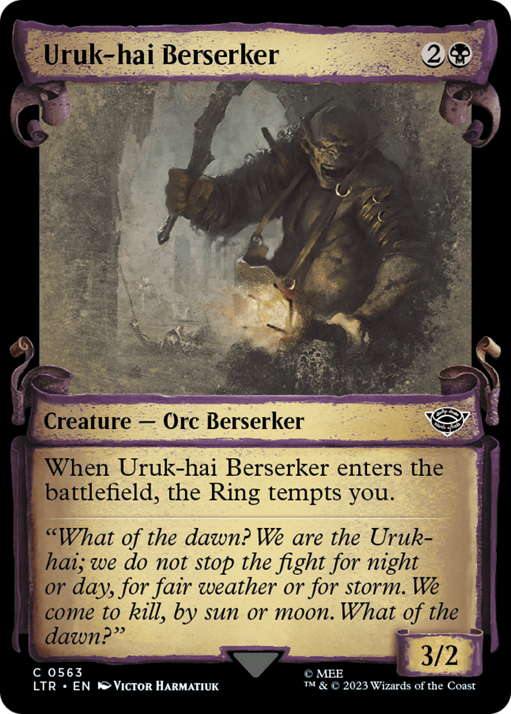 Uruk-hai Berserker [The Lord of the Rings: Tales of Middle-Earth Showcase Scrolls] | Gate City Games LLC