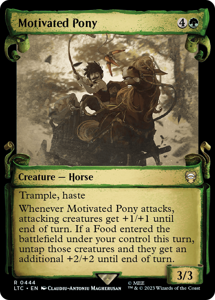 Motivated Pony [The Lord of the Rings: Tales of Middle-Earth Commander Showcase Scrolls] | Gate City Games LLC
