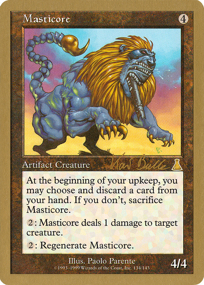 Masticore (Kai Budde) [World Championship Decks 1999] | Gate City Games LLC