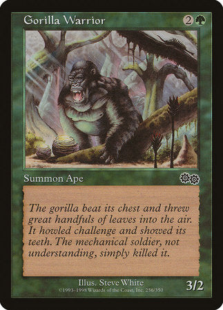 Gorilla Warrior [Urza's Saga] | Gate City Games LLC