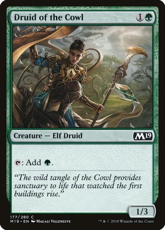 Druid of the Cowl [Core Set 2019] | Gate City Games LLC