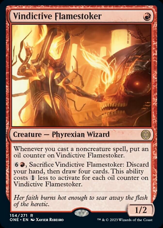 Vindictive Flamestoker [Phyrexia: All Will Be One] | Gate City Games LLC