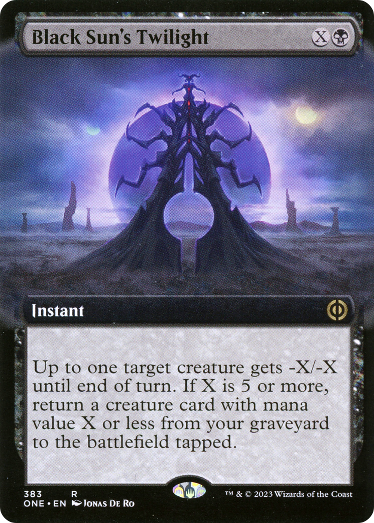 Black Sun's Twilight (Extended Art) [Phyrexia: All Will Be One] | Gate City Games LLC