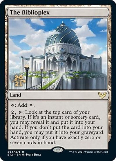 The Biblioplex [Strixhaven: School of Mages Prerelease Promos] | Gate City Games LLC